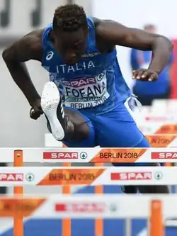 Hassane Fofana – ausgeschieden als Fünfter des ersten&nbsp;Halbfinals