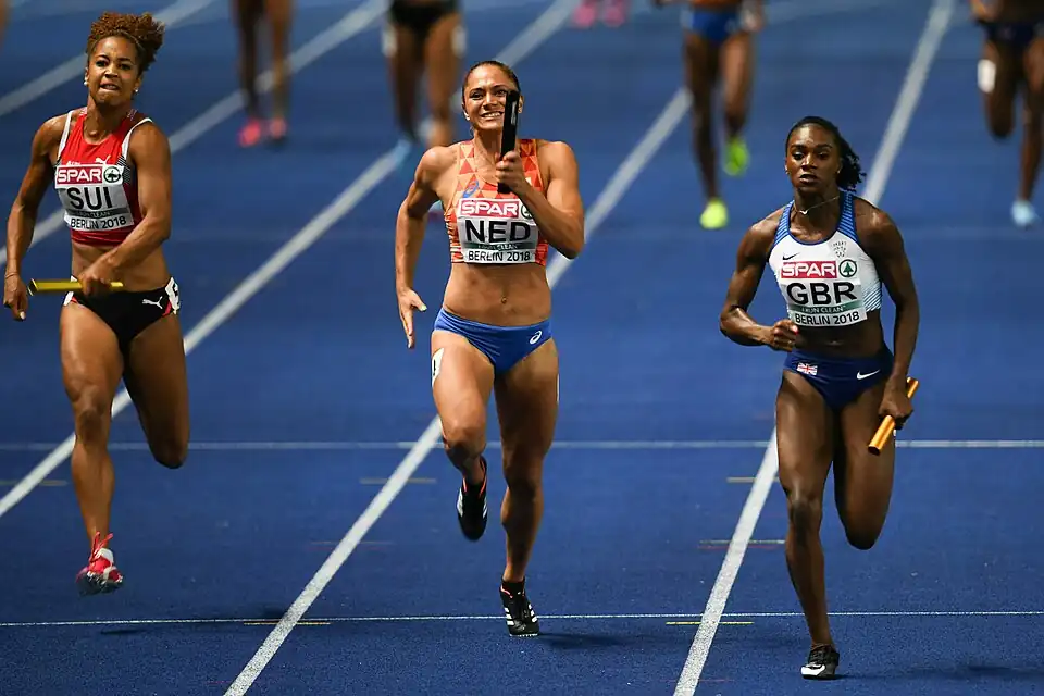 Salomé Kora (links) – ausgeschieden in&nbsp;11,65&nbsp;s