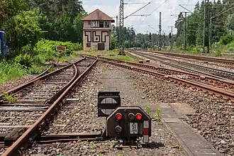 Der Abzweig nach Wendelstein, 2018