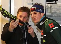 Richard Leupold mit Ministerpräsident Michael Kretschmer