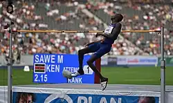 Mathew Sawe – 2,17&nbsp;m