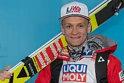 Huber bei der WM 2019 in Seefeld