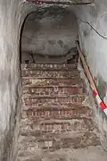 Verbindungs-treppe Mittlerer und Unterer Laufertorkeller