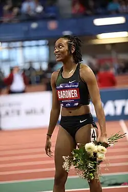 Um drei Hundertstelsekunden geschlagen belegte English Gardner Rang&nbsp;vier