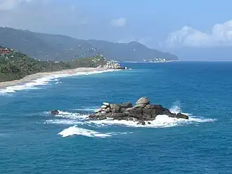 Strand im Nationalpark Tayrona