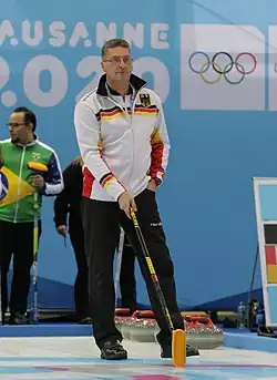 Andreas Kapp als Trainer bei den Olympischen Jugend-Winterspielen 2020 in Lausanne