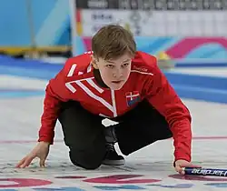 Jonathan Vilandt beim Mixed-Team-Wettbewerb