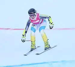 Wilma Marklund beim Super-G-Wettbewerb