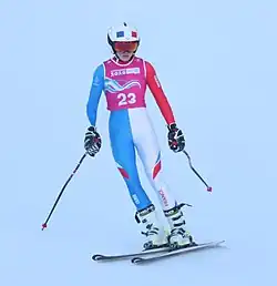 Alizée Dahon beim Super-G-Wettbewerb