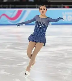 Audrey Shin beim Kurzprogramm