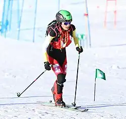 Ares Torra beim Mixed-Staffel-Wettbewerb