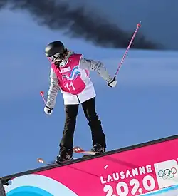 Montana Osinski beim Slopestyle-Wettbewerb