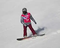 Eva Hanicová beim Slopestyle-Wettbewerb