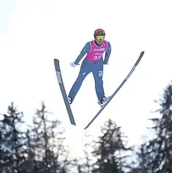 Daniel Moroder beim Einzelwettbewerb