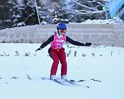 Wiktoria Przybyła beim Einzelwettbewerb