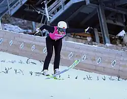 Zhou Fangyu beim Einzelwettbewerb