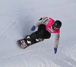 Kianah Hyatt beim Halfpipe-Wettbewerb