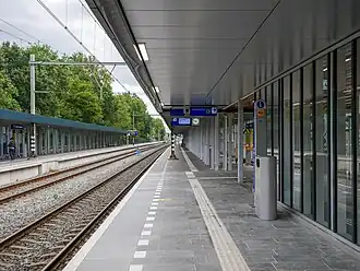 Gleise am Bahnhof Rotterdam Alexander (2020)