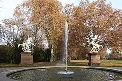 Rossbändigergruppe im Unteren Schlossgarten