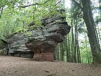 Kanzelfels am Osthang