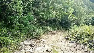 Wege sind oft unbefestigt …