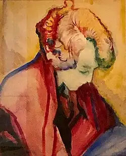 Vrouw van schuin boven, vor 1932