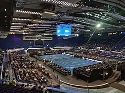Die Ostrava Arena während der WTA Ostrava Open im Jar 2021.