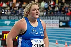 Julia Ritter – ausgeschieden mit 18,22&nbsp;m