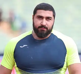 Giorgi Mudscharidse bei den Europameisterschaften 2022 in München