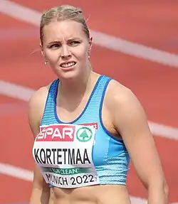 Anniina Kortetmaa – ausgeschieden als Fünfte des zweiten&nbsp;Vorlaufs