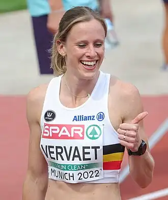 Imke Vervaet bei den Europameisterschaften 2022 in München