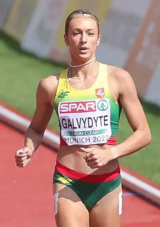 Gabija Galvydytė bei den Europameisterschaften 2022 in München