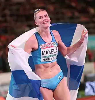 Kristiina Mäkelä bei den Europameisterschaften 2022 in München