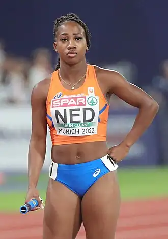 N’ketia Seedo bei den Europameisterschaften 2022 in München