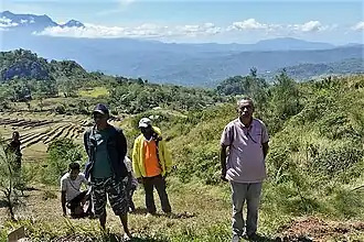 Auf dem Berg Caicoli