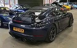 718 GT4 RS (Heckansicht)