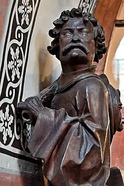 Jakobus der Jüngere mit der Walkstange