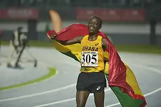 William Amponsah bei den Afrikaspielen 2023 in Accra