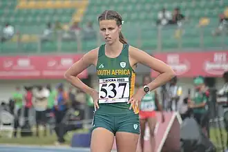 Marlie Viljoen bei den Afrikaspielen 2024 in Accra