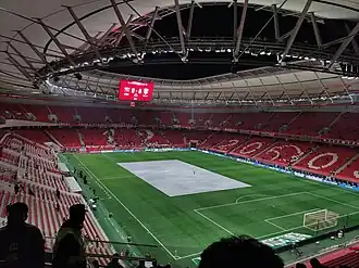 Pudong-Fußballstadion im März 2024