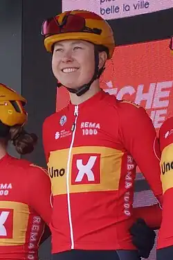 Marte Berg Edseth bei Flèche Wallonne 2024