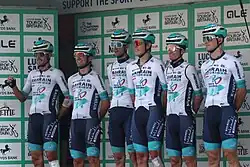 Vlad Van Mechelen (rechts) bei der Tour of Britain 2024