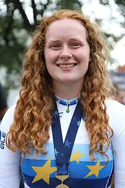 Rhian Edmunds, U23-Europameisterin im Teamsprint (2024)