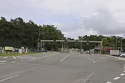 Nordtor der Kaserne (Ausfahrt)