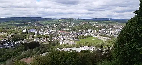 Blick vom Aussichtsturm auf Birkenfeld