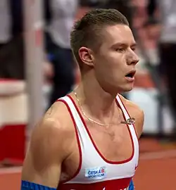 Pavel Maslák Rang sechs in 45,25&nbsp;s