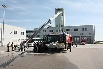 Wache Süd (mit Flugfeldlöschfahrzeug)