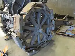 Radgürtel an dem Exemplar im Canadian War Museum