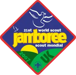 Abzeichen des 21. World Scout Jamborees