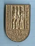 Festabzeichen zur Denkmalweihe 1932